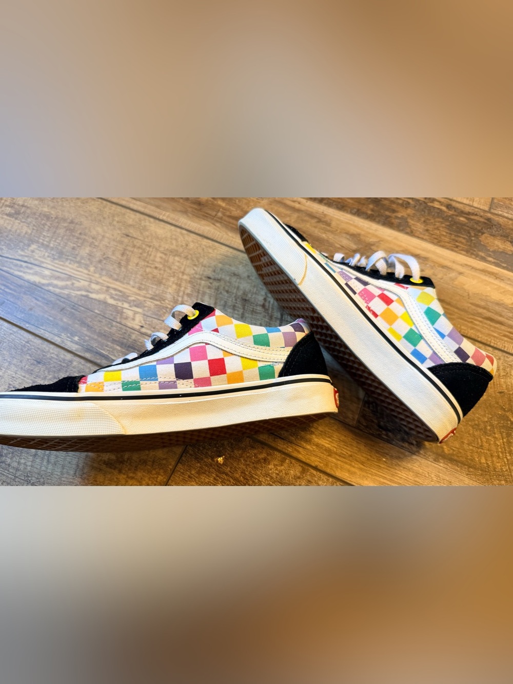 Vans - Old Skool OTW Rally Sneaker - 8.0 - Black/Multi Checkerboard